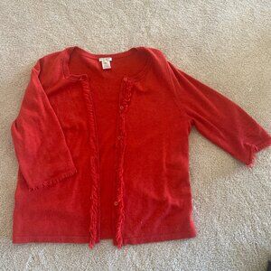Kate Spade Embellished Cashmere Blend Cardigan Size Large